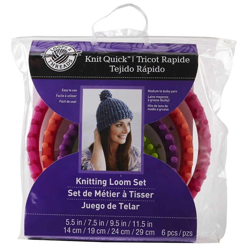 Loops & Threads® Knit Quick™ Knitting Loom Set