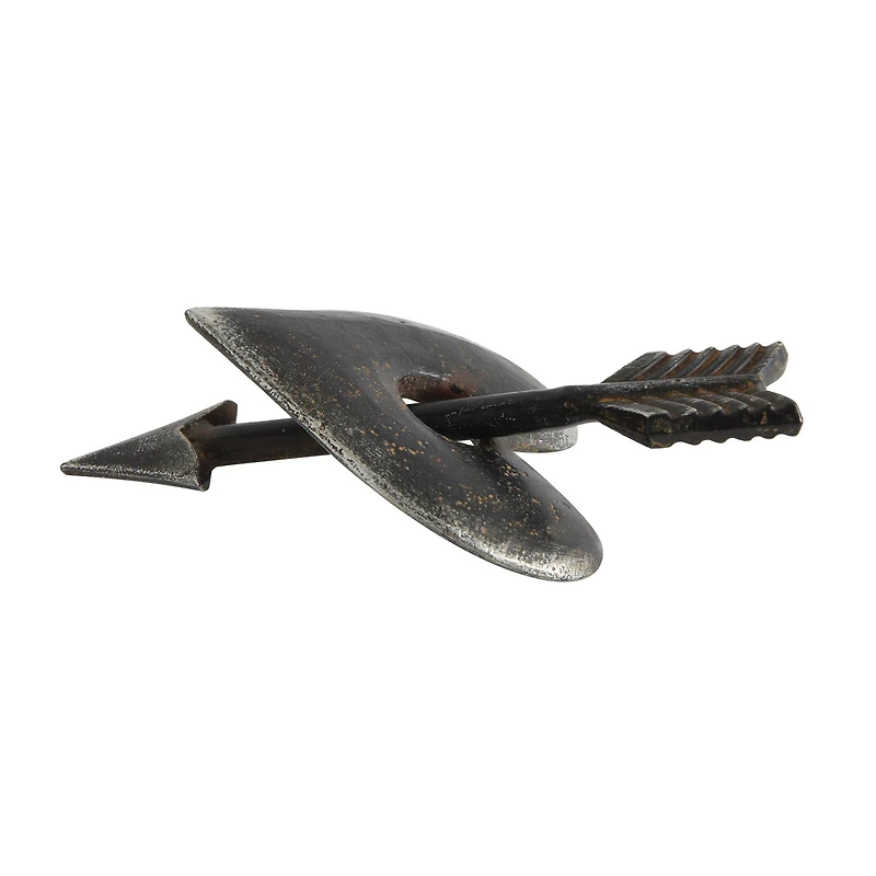 Hello Honey® Cast Iron Heart & Arrow Accent