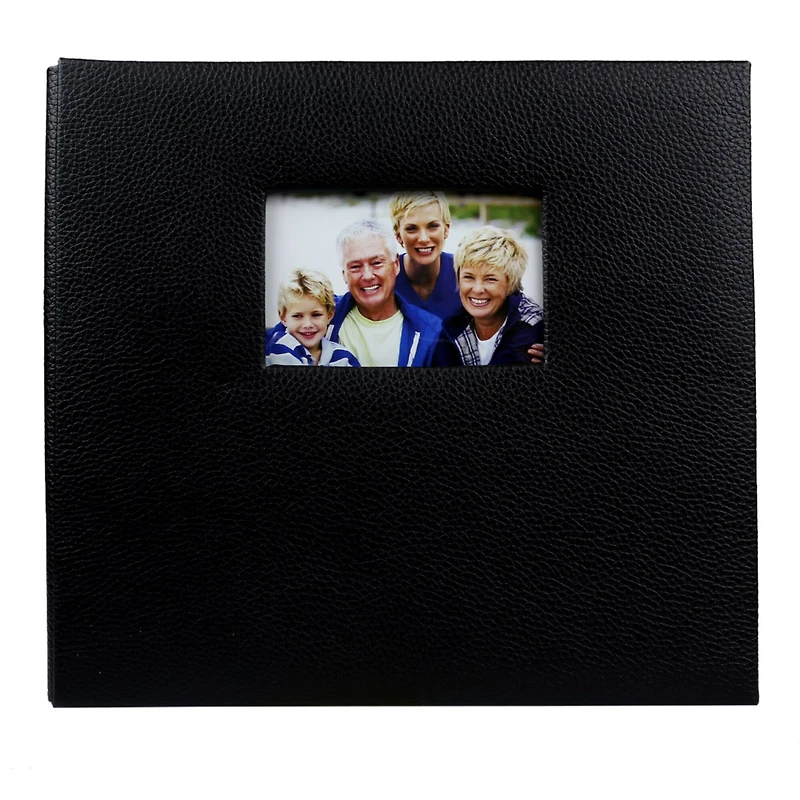 Black Faux Leather Scrapbook by Recollections®
