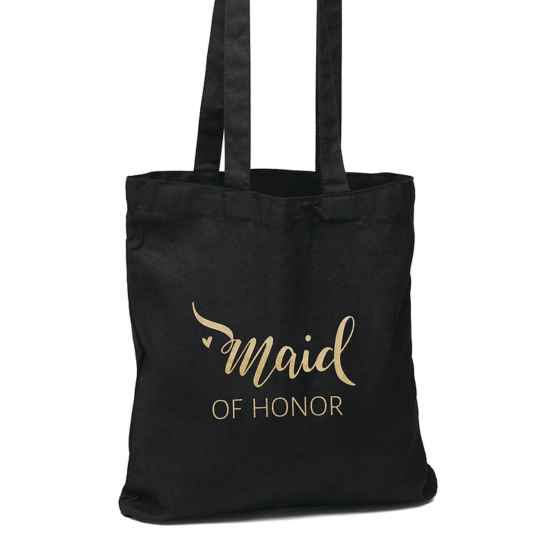 Hortense B. Hewitt Co. Maid of Honor Black Tote Bag