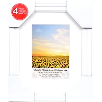 4 Pack Lifestyles 5" x 7" White Frames with Mat by Studio Décor®
