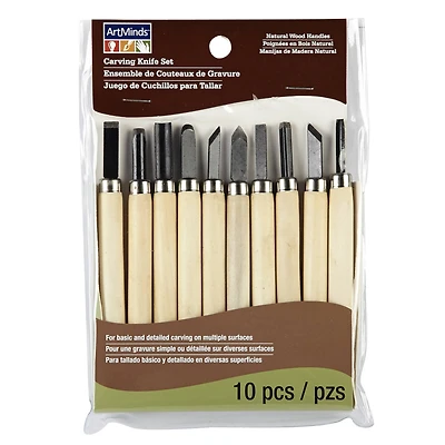 6 Packs: 10 ct. (60 total) Wood Carving Knife Set by ArtMinds™