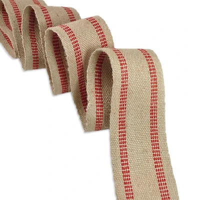 Red Jute Webbing