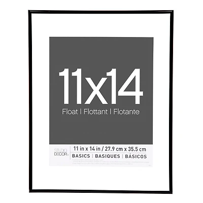 Basics Black Thin Float Frame by Studio Décor