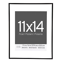 Basics Black Thin Float Frame by Studio Décor