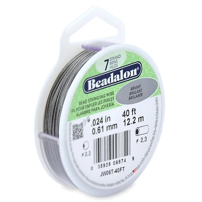 Beadalon® 0.61mm Bright 7 Strand Bead Stringing Wire