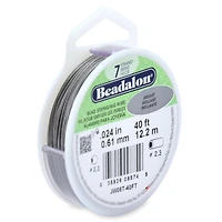 Beadalon® 0.61mm Bright 7 Strand Bead Stringing Wire