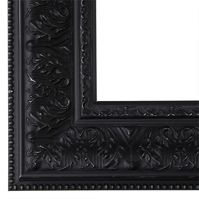 Wide Black Washed Open Back Frame, 16" x 20" By Studio Décor®