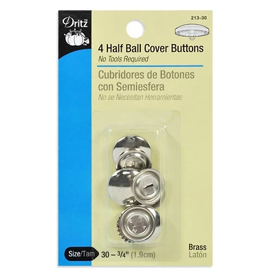 Dritz® Half Ball Cover Buttons, Size 30