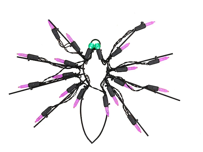 12" Battery Operated LED Spider Window Silhouette