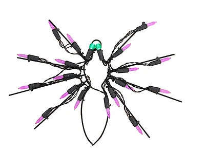 12" Battery Operated LED Spider Window Silhouette
