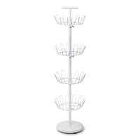 Honey Can Do White 4-Tier Shoe Tree