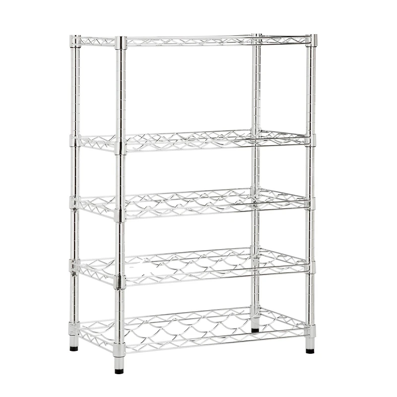 Honey Can Do Chrome 4 Tier Wine Rack