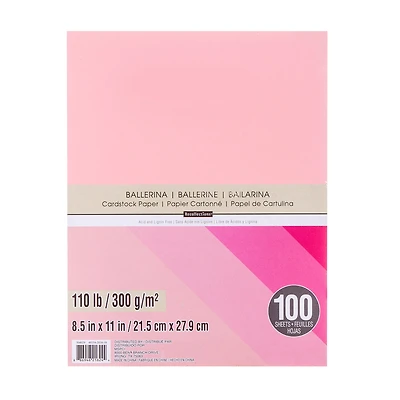 Ballerina 8.5" x 11" Cardstock Paper by Recollections™, 100 Sheets
