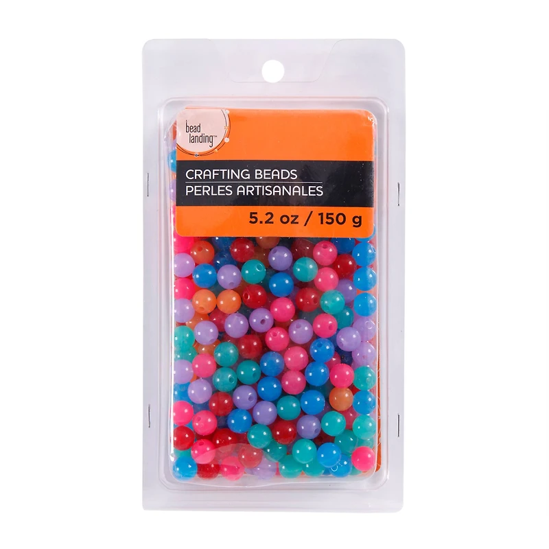 12 Pack: Mixed Jelly Craft Beads, 10mm by Bead Landing™