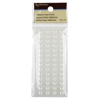 12 Packs: 40 ct. (480 total) White Faux Pearl Embellishments by Recollections™