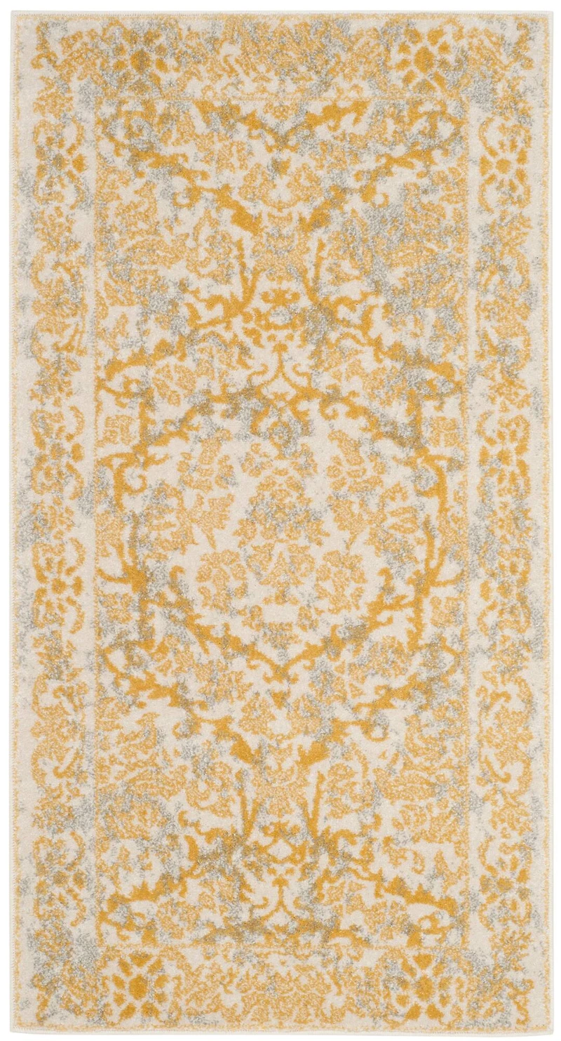 Evoke Border Floral 2'-2" X 4' Area Rug