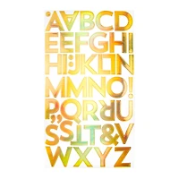 Iridescent Rose Gold Alphabet Stickers by Recollections™