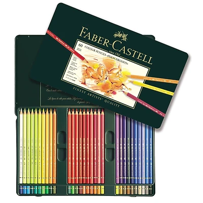 Faber-Castell® Polychromos® 60 Color Pencil Tin Set