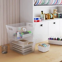 5.8qt. Clear V-Basket by Simply Tidy™