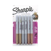 Sharpie® Metallic Permanent Marker, 6 Count