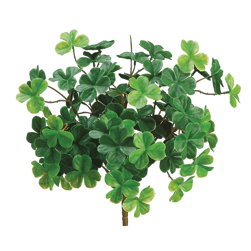 11" Clover Bush, Green