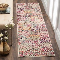 Monaco Checked 2'-2" X 6' Area Rug