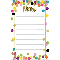 Confetti Notepad, Pack of 6