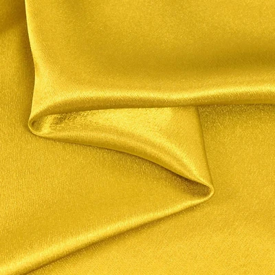 Yellow Crepe Back Satin