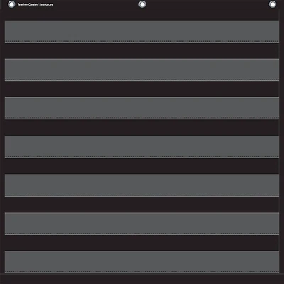 Black 7 Pocket Chart