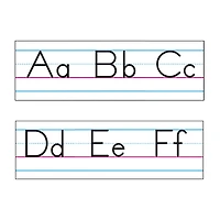 Trend Enterprises® Basic Alphabet Zaner-Bloser Manuscript Bulletin Board Set
