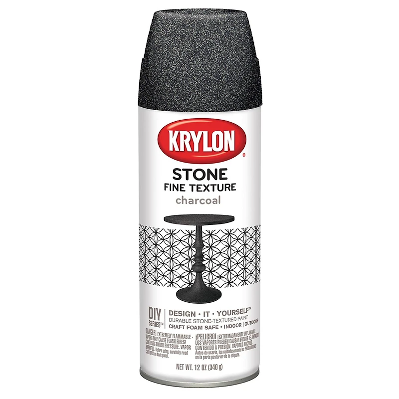 Krylon® DIY Series™ Charcoal Fine Stone Texture Paint