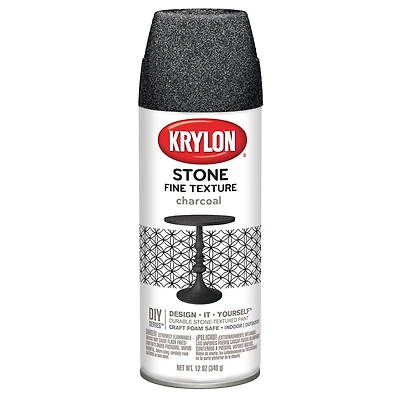 Krylon® DIY Series™ Charcoal Fine Stone Texture Paint