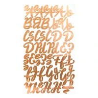 Rose Gold Handwritten Alphabet Stickers by Recollections™