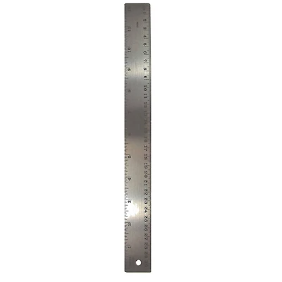 Stainless Steel 12" Ruler, Pack of 12