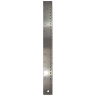 Stainless Steel 12" Ruler, Pack of 12