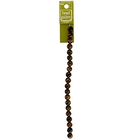 9 Pack: Brown Tiger's Eye Round Beads, 10mm by Bead Landing™