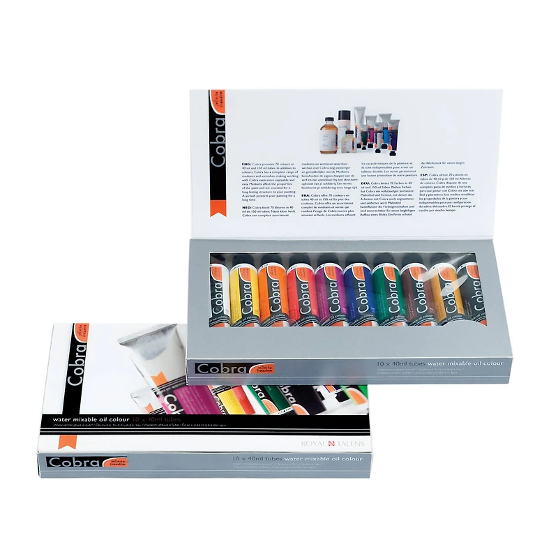 Cobra Water Mixable Oil Colour Value Set