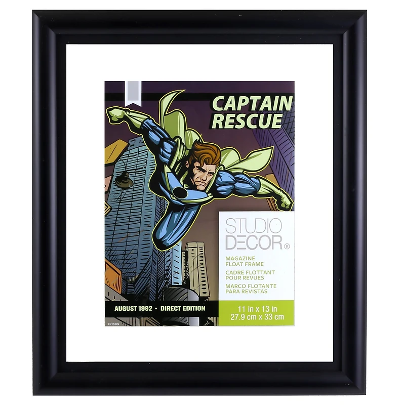 11" x 13" Black Comic Book Float Frame by Studio Décor®