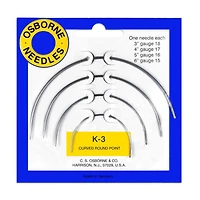 Curved Round Point Upholstery Needle Kit
