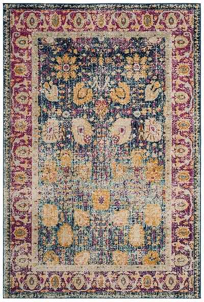 Granada Vintage Border 4' X 6' Area Rug