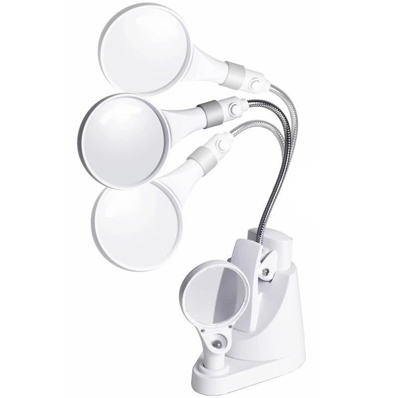 OttLite® LED Clip & Freestanding Magnifier Lamp
