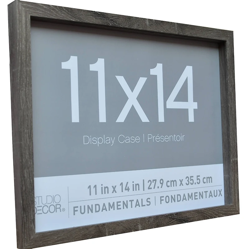 2 Pack Fundamentals 11" x 14" Gray Shadow Boxes by Studio Décor®