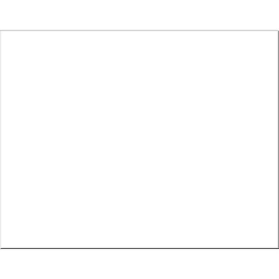 Pacon® White Railroad Poster Board, 22" x 28", 25 Sheets