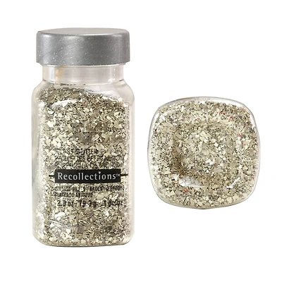 12 Pack: Vintage Silver Glass Glitter by Recollections™