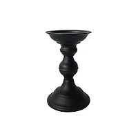 Black Metal Pillar Candle Holder By Ashland®