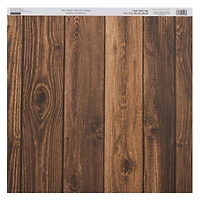 48 Pack: Barn Wood Scrapbook Paper by Recollections®, 12" x 12"