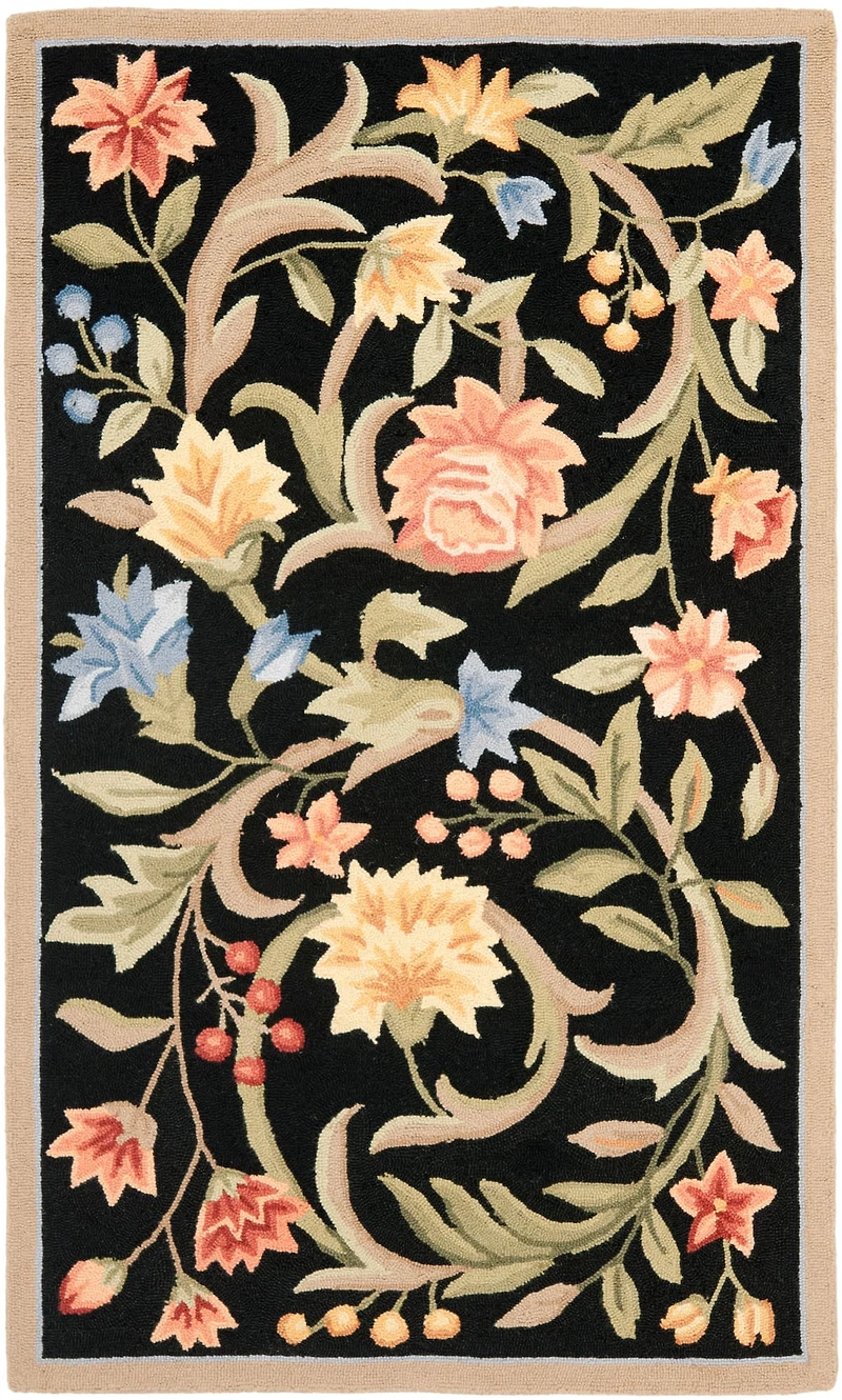 Chelsea Swirled Vine 2'-9" X 4'-9" Accent Rug