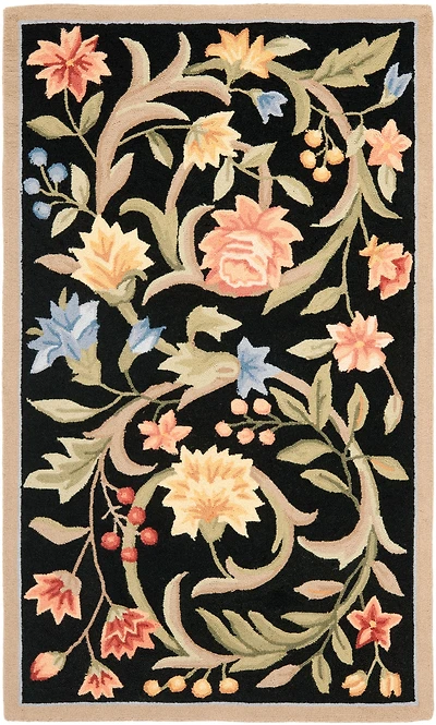 Chelsea Swirled Vine 2'-9" X 4'-9" Accent Rug
