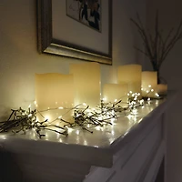 40ct. Warm White Silver Wire LED String Lights by Ashland®
